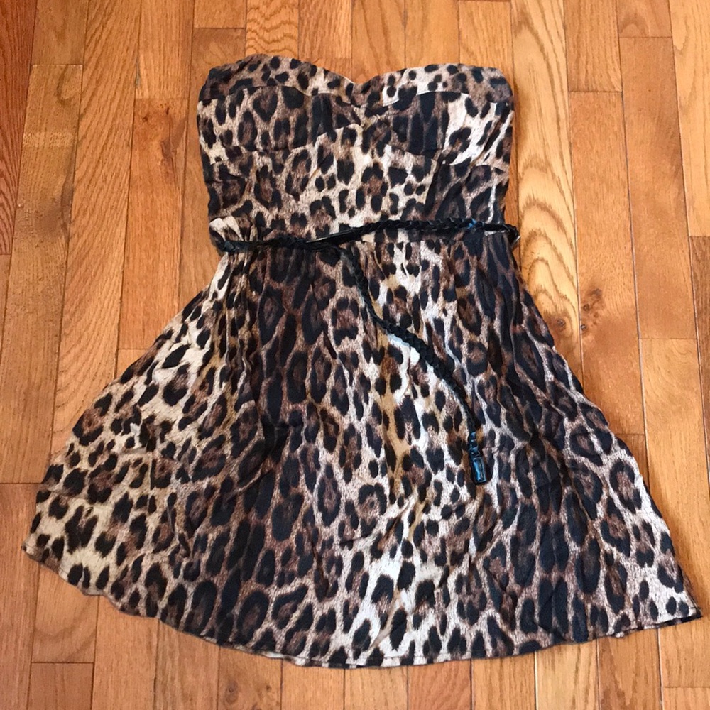 Leopard print dress